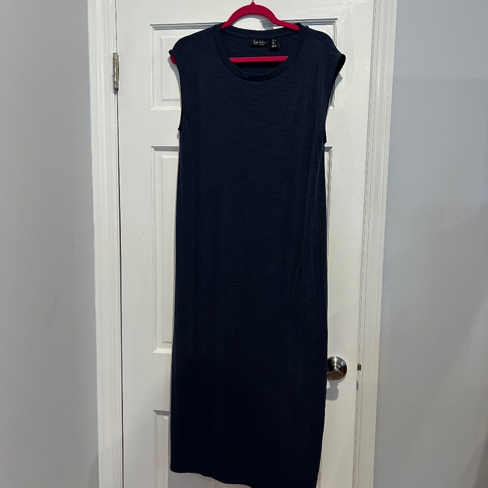 Navy Dress Nicole Miller, Size L